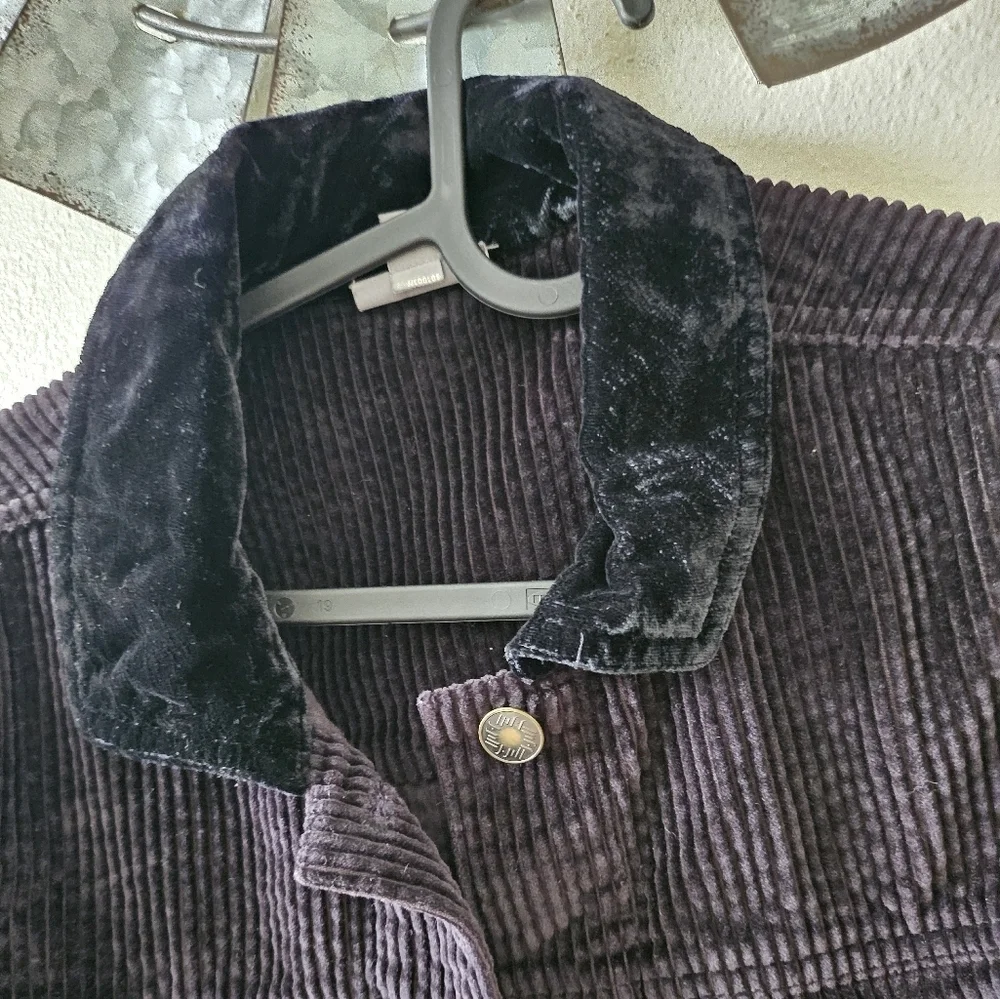 J.jill Black Corduroy Women's Barn Casual Jacket Size XXS.